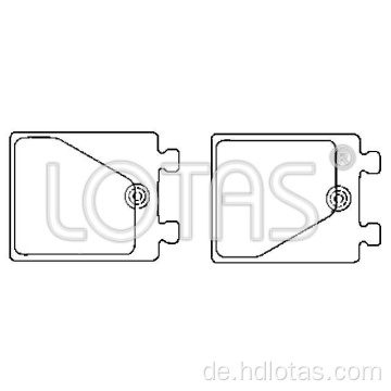 Eigene Markenauto vorne Bremsscheibe Pad